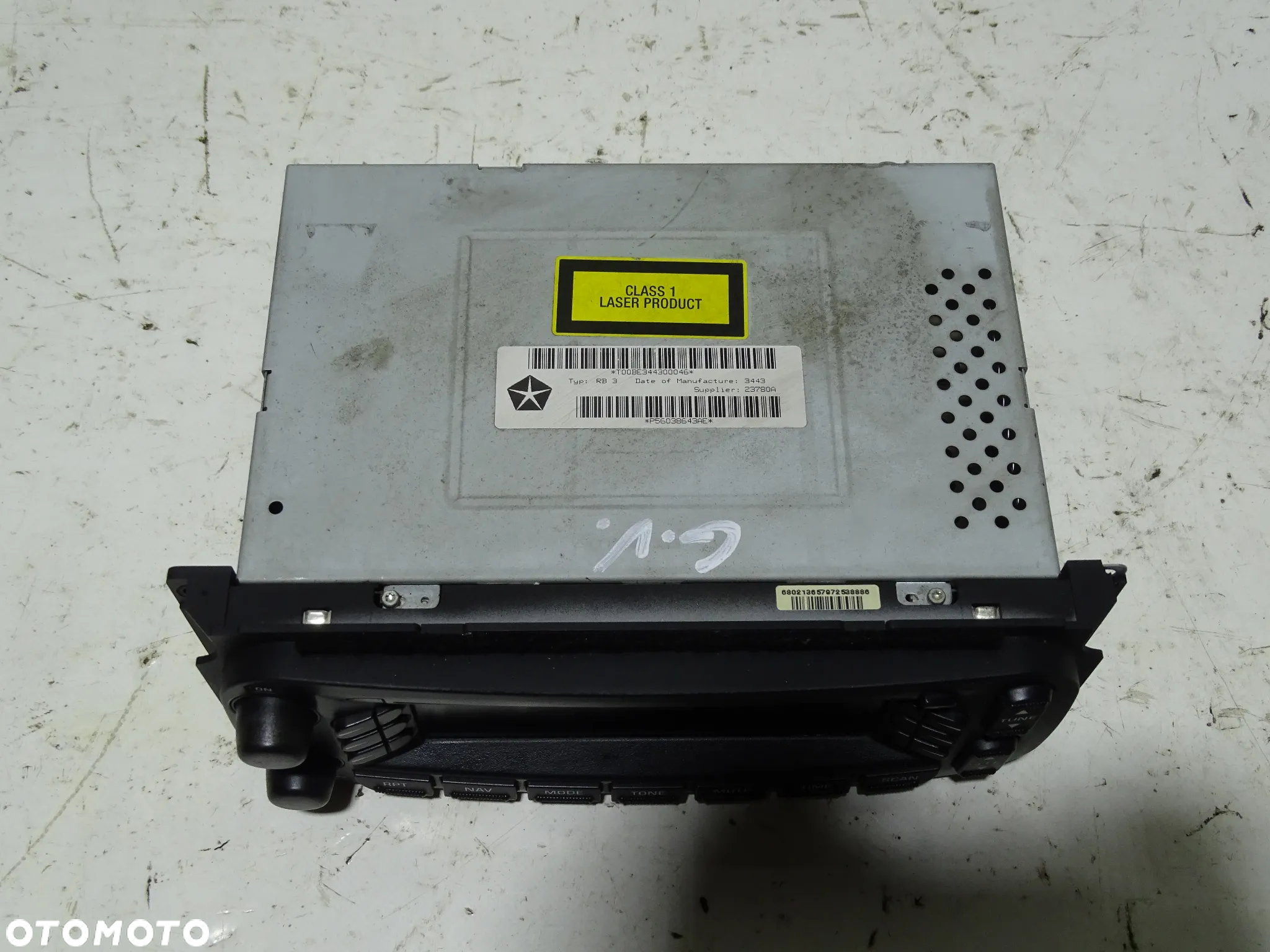 RADIO RADIOODTWARZACZ CHRYSLER VOYAGER IV LIFT CARAVAN P56038643AE F-VAT - 2