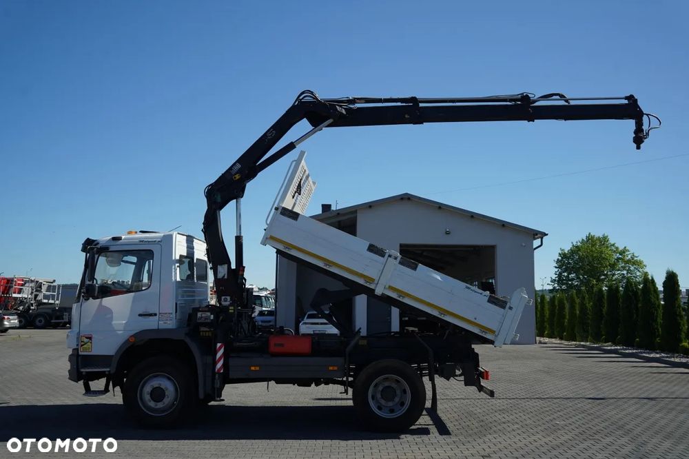 Mercedes-Benz ATEGO 16.24 / 4X4 / WYWROTKA + HDS HIAB 111 BS-2  / PILOT /  ROTATOR /MANUAL - 4