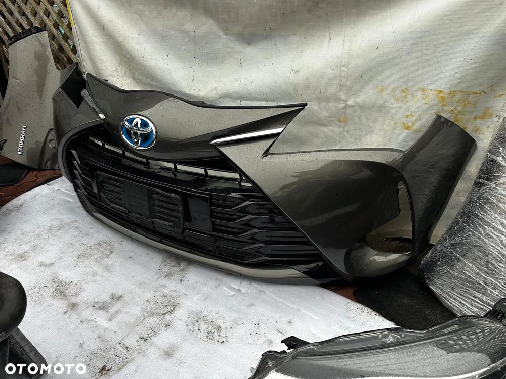 Przód Kompletny Zderzak Lampy Pas przedni Chłodnice Belka Błotniki Toyota Yaris III Lift 1.5 hybryda - 8