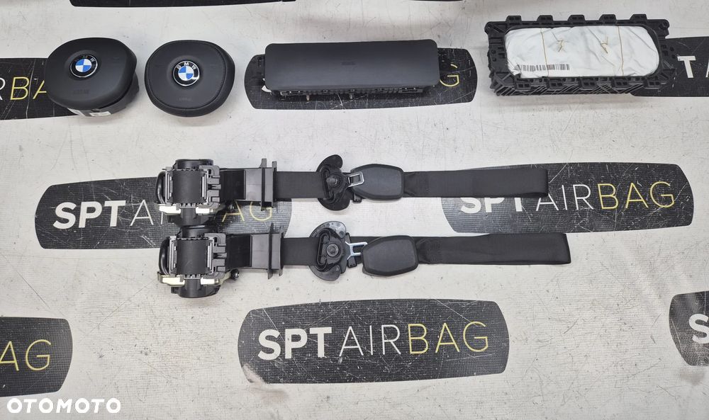 BMW G20 G21 SERIA 3 LIFT DESKA ROZDZIELCZA NITKA KONSOLA KOKPIT PULPIT PODUSZKI AIRBAG AIR BAG PASY KIT SET - 10