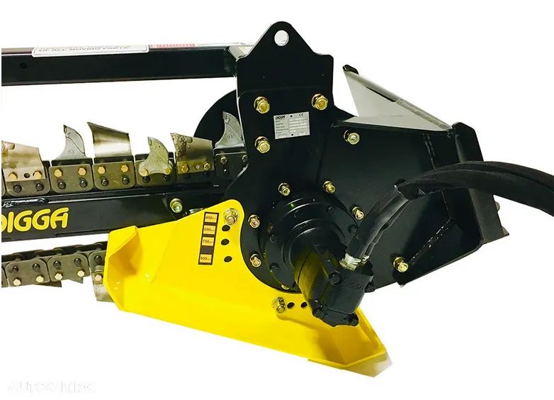 Trencher sapare santuri mini-excavator Digga Mini Bigfoot - 11