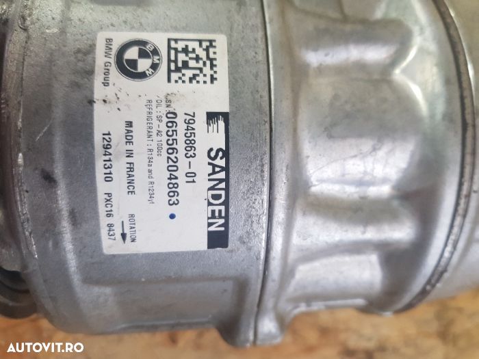Compresor Clima AC Bmw G30 G31 G11 G12 G32 2.0 d Motor B47 Cod - 2