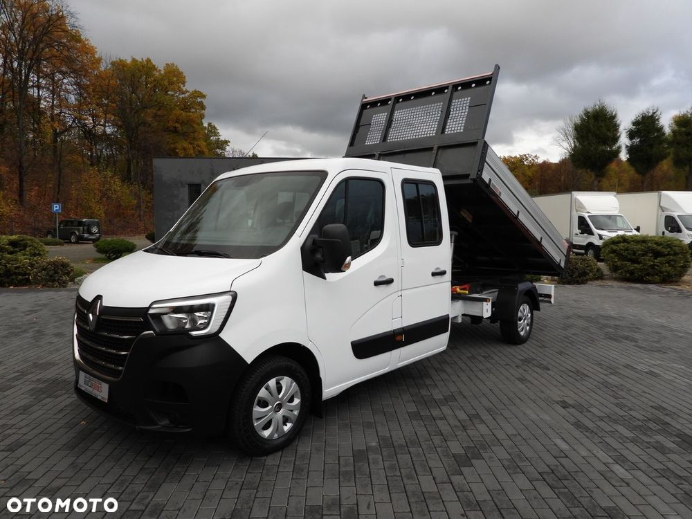 Renault MASTER WYWROTKA PODWÓJNA KABINA DOKA 7 MIEJSC TEMPOMAT NAWIGACJA LEDY KLIMATYZACJA  145KM - 18