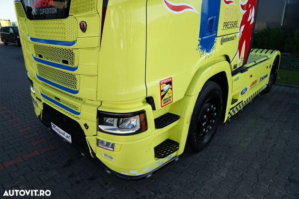 Scania S 520 / V8 / RETARDER / I-PARK COOL / COMPLET AIRMATIC / PIELE / - 11