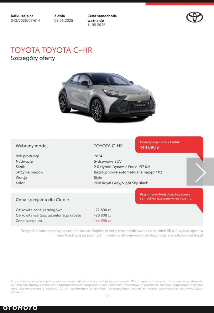 Toyota C-HR 2.0 Hybrid Dynamic Force Style - 9