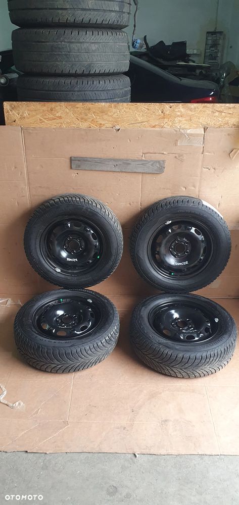 Felgi stalowe z oponami 5J ET35 175/70 R14 5X100 Skoda Roomster 6Q0601027R - 1