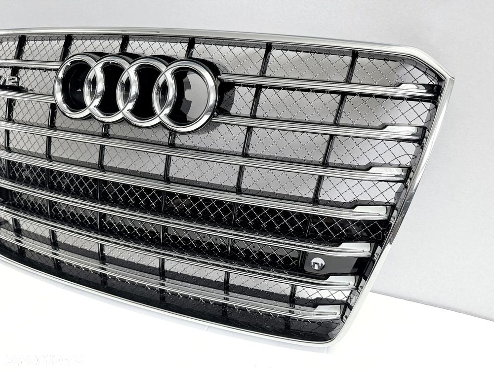 GRILL przedni ATRAPA Audi A8 D4 Lift 4H0, V12 - ASO - 2