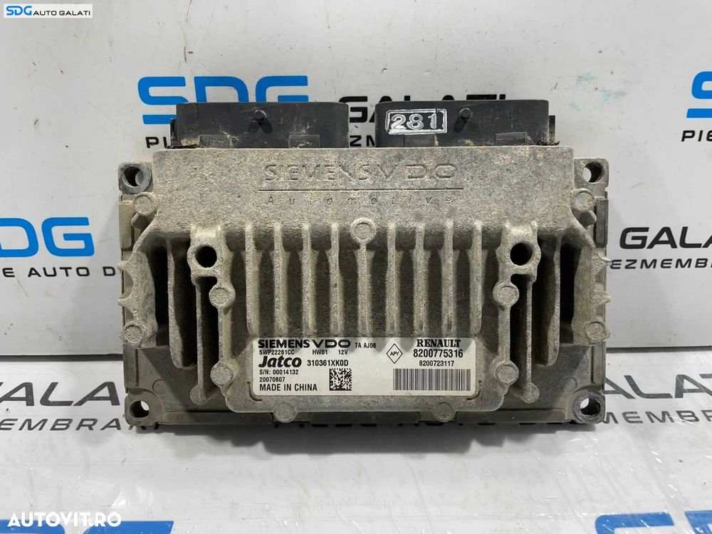 ECU Calculator Cutie Viteza Viteze Automata Renault Laguna 3 2.0 dCi 2007 - 2015 Cod 8200775316 8200723177 [L4329] - 1