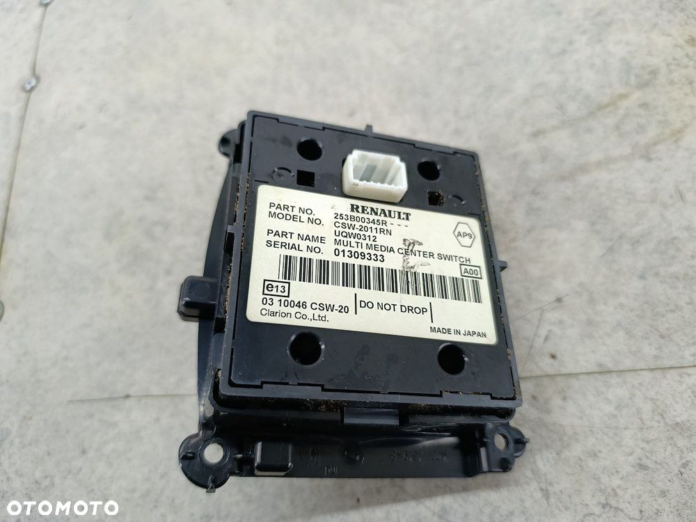 PANEL STEROWANIA NAWIGACJI RENAULT LAGUNA III 253B00345R - 4