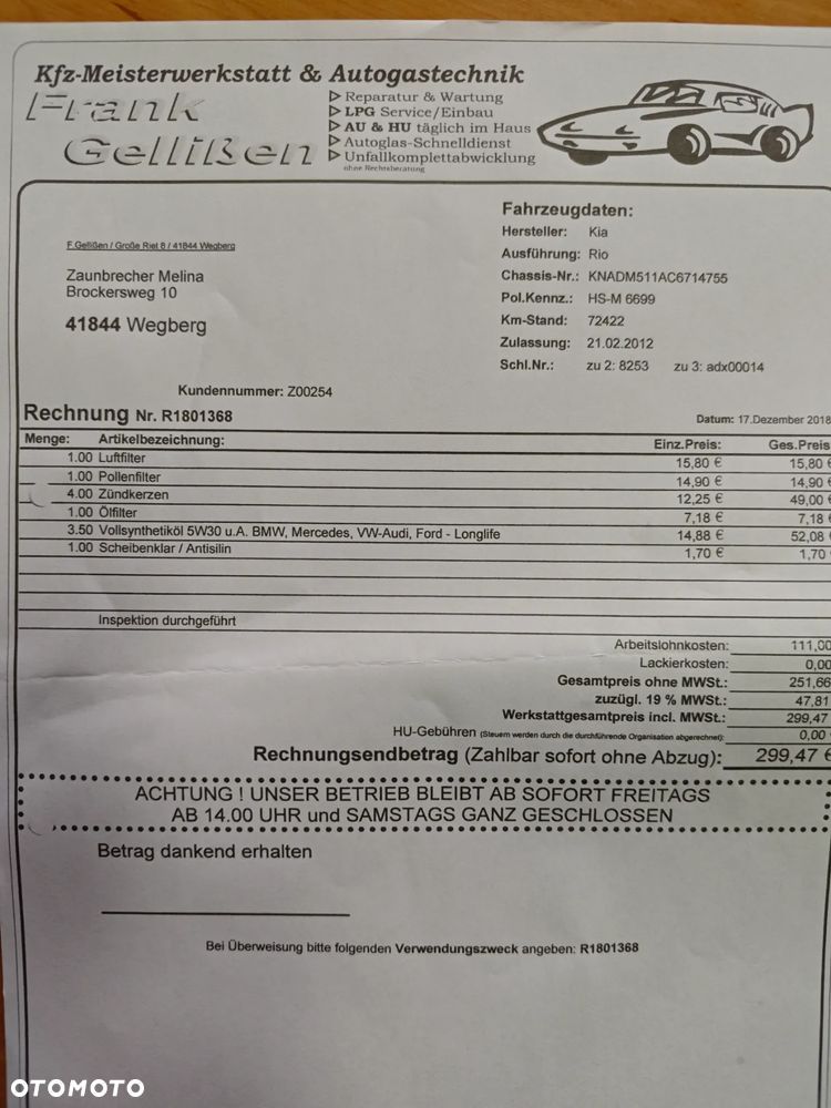 Kia Rio 1.2 Edition 7 - 12