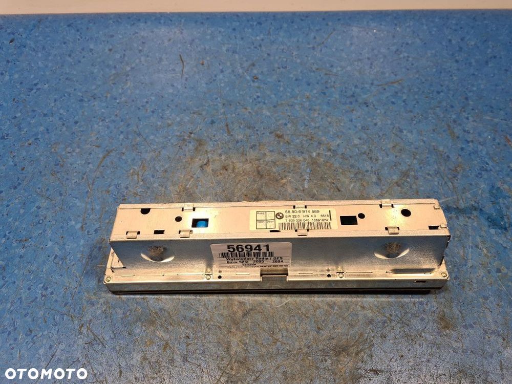 BMW 5 E39  WYŚWIETLACZ RADIA / GPS 6914589 - 9