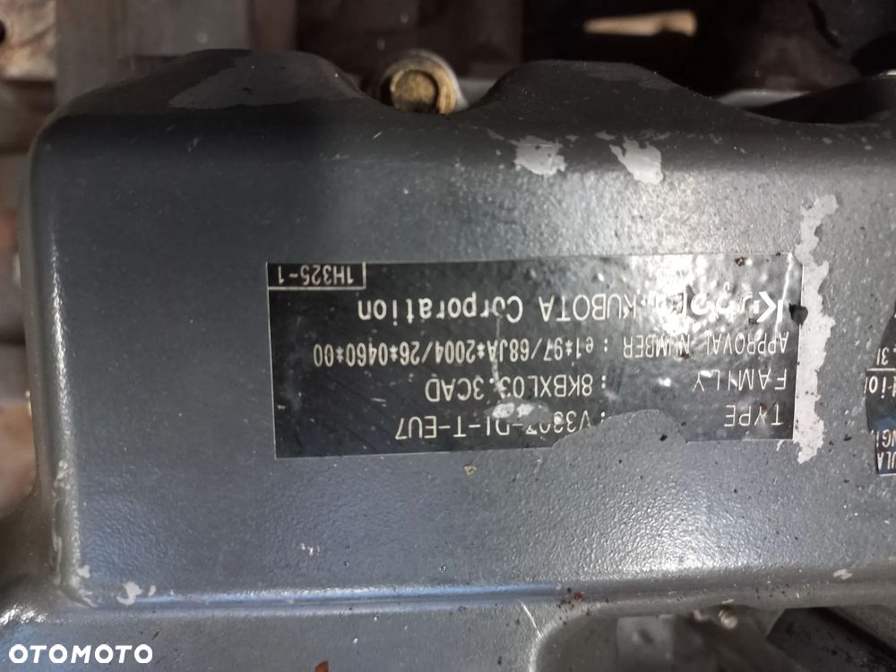 Silnik KUBOTA V3307-DI-T-EU7,BLOK,WAŁ,pompa wtryskowa,głowica,turbo - 2