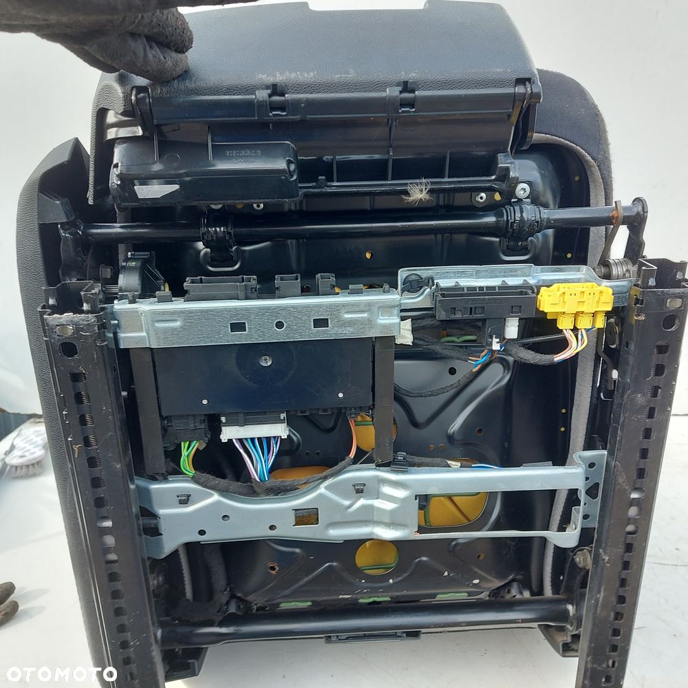 FOTEL PASAZERA KOMPLETNY PODUSZKI MODUL MERCEDES E W212 LIFT ORYGINAL DEMONTAZ SKORA ALCANTARA - 9