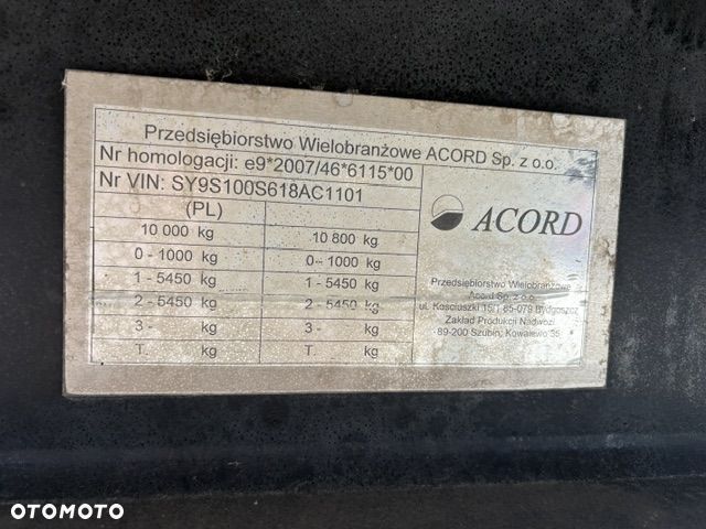 Inny ACORD S100 - 9