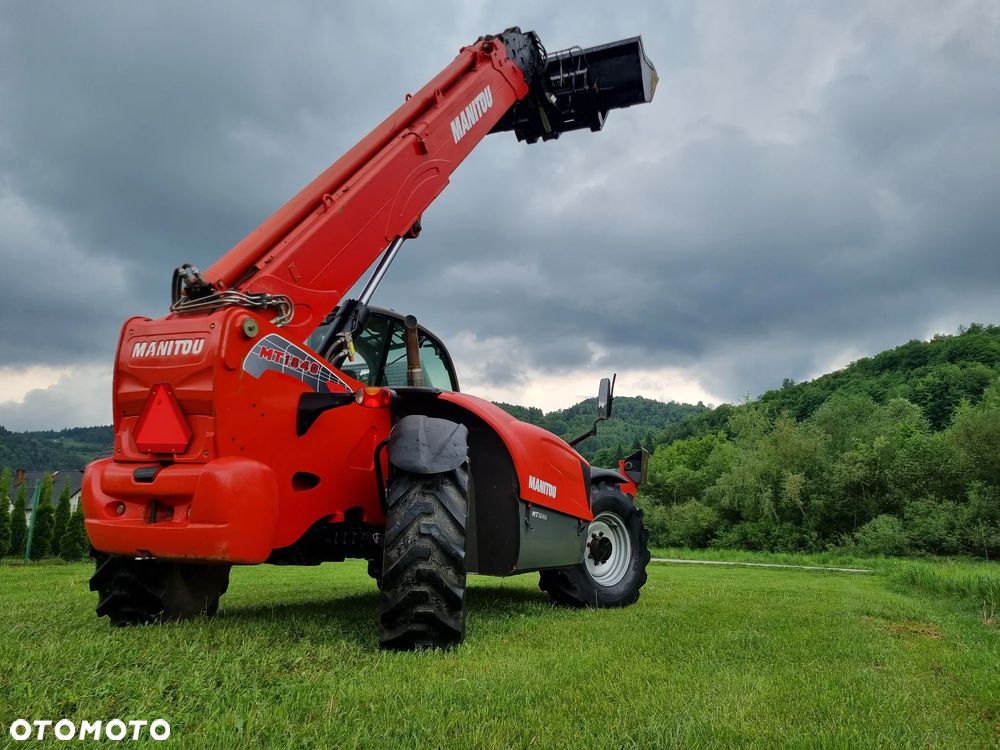 Manitou MT1840 Ładowarka Teleskopowa 18metrów jak nowa z salonu 2015r 3180 mtg z Norwegii Widły i Łyżka PERKINS - 2