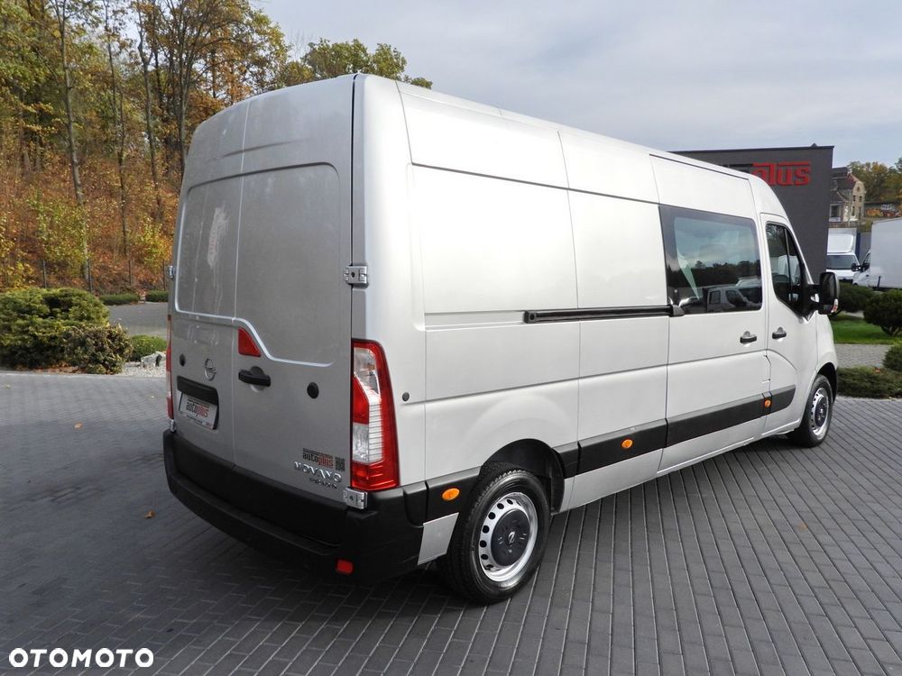 Opel MOVANO FURGON BRYGADÓWKA 7 MIEJSC TEMPOMAT LEDY KLIMATYZACJA  180KM - 24