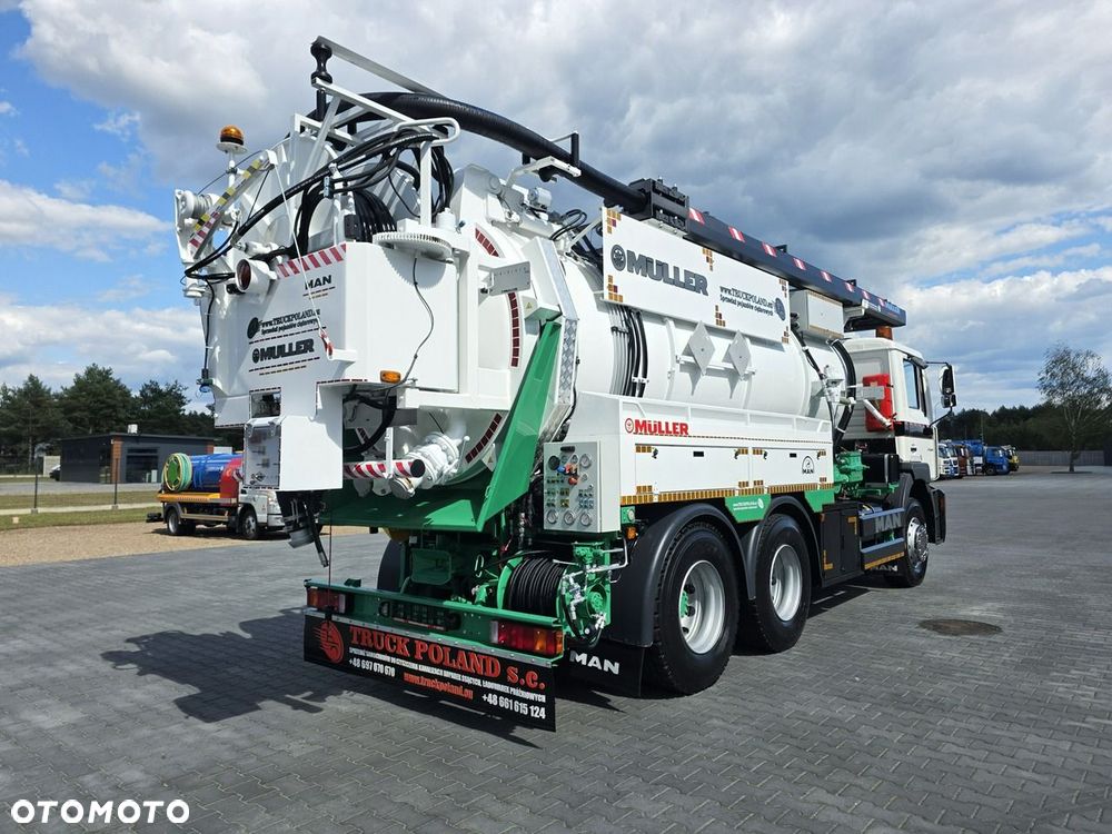 MAN 6x4 WUKO MULLER CANALMASTER KOMBI DO CZYSZCZENIA KANAŁÓW - 7