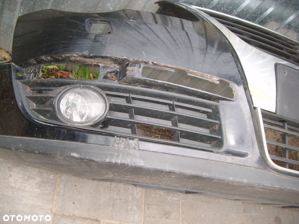 vw passat b6 zderzak przód czarny - 2