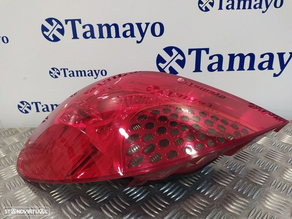 FAROLIM TRASEIRO ESQUERDO PEUGEOT 207 2008 -9649986680 - 4
