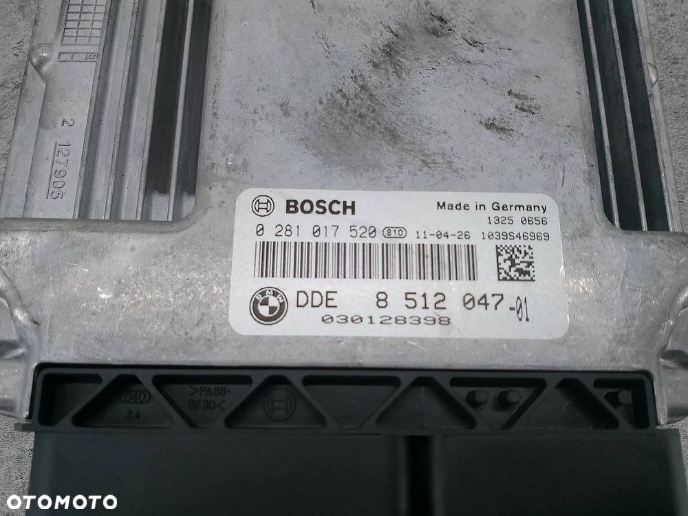 KOMPUTER, STEROWNIK BMW E90 8512047-01 0281017520  BOSCH 2.0 D - 4