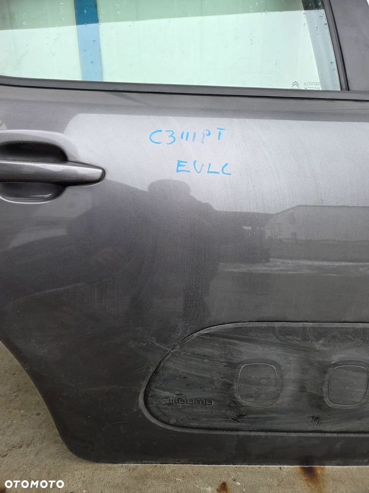 Drzwi prawe tylne tył Citroen C3 III EVLC - 4