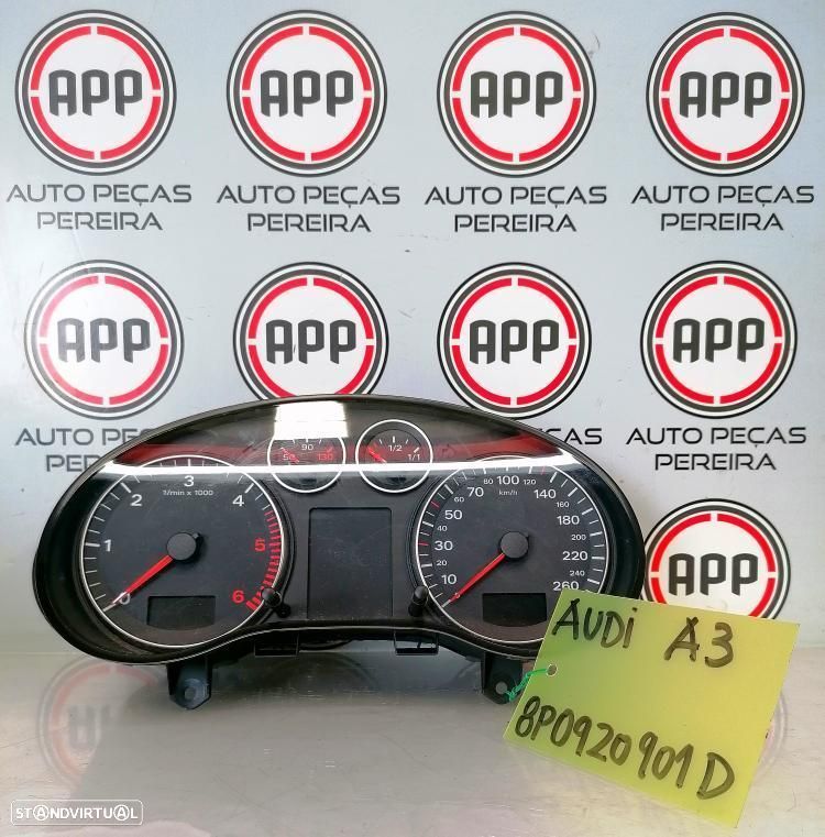 Quadrante Audi A3 8P referência 8P0920932, 8P0920901D, 8P0920900D. - 1