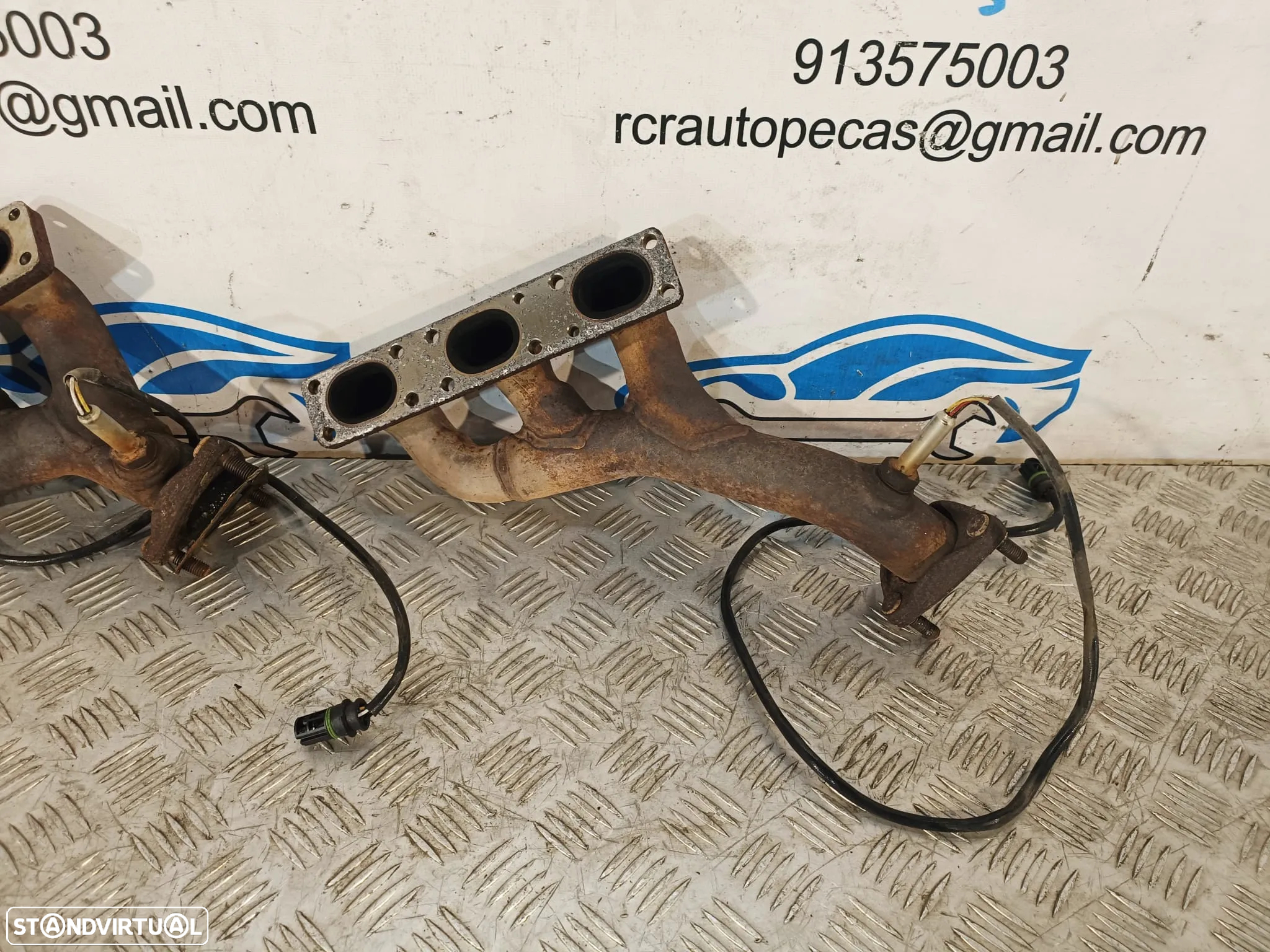 COLETOR ESCAPE INOX SONDA LAMBDA BMW SERIE 3 E36 COUPE 323i 24V 170CV M52B25 256S4 11621740730 1740730 SERIE 3 E46 323CI 323i SERIE 5 E39 Z3 E36 - 4