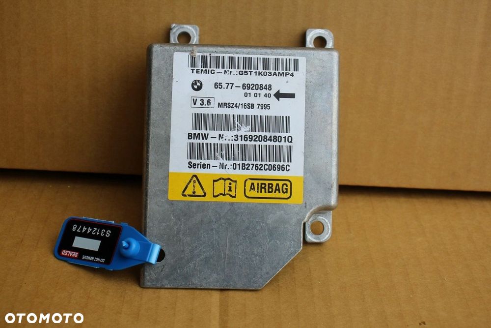 Moduł sensor poduszek AIRBAG BMW 5 e39 6920848 V 3.6 (4478) - 1