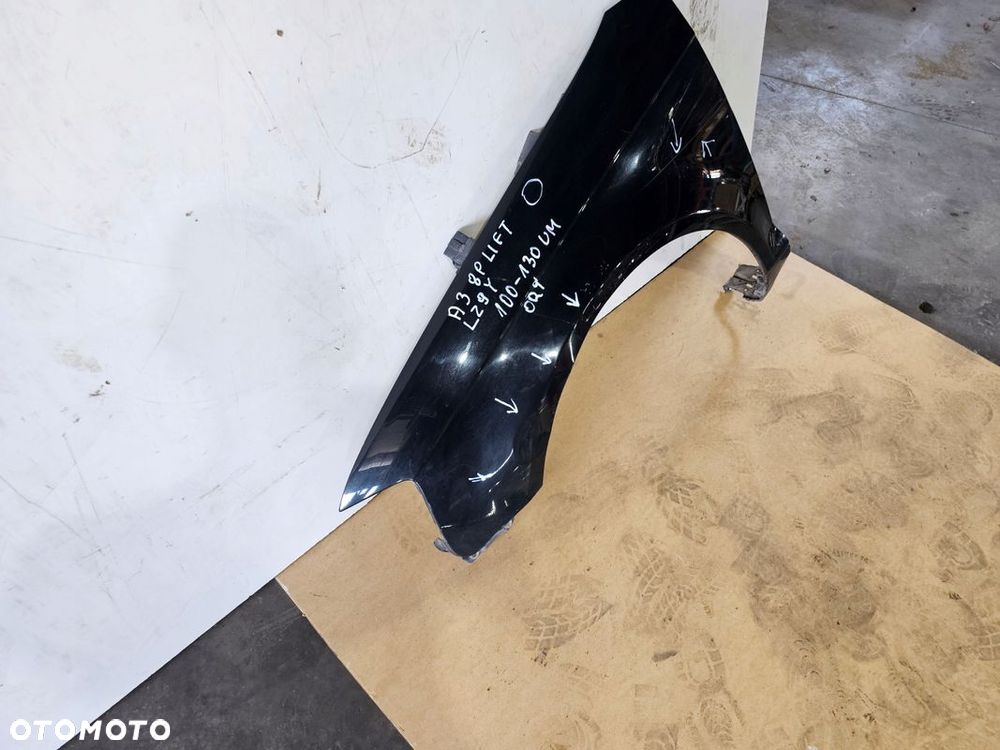 BŁOTNIK LEWY PRZÓD AUDI A3 8P LIFT 2008-2012 LZ9Y - 2