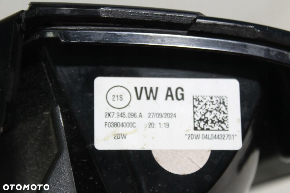 LAMPA PRAWA TYŁ VW CADDY 2K7 WKŁAD OE 2K7945096A - 5