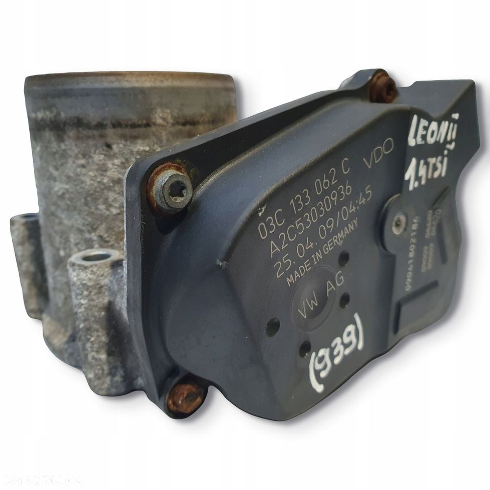 PRZEPUSTNICA Seat Leon II 1.4 TSI 03C133062C A2C53030936 - 1