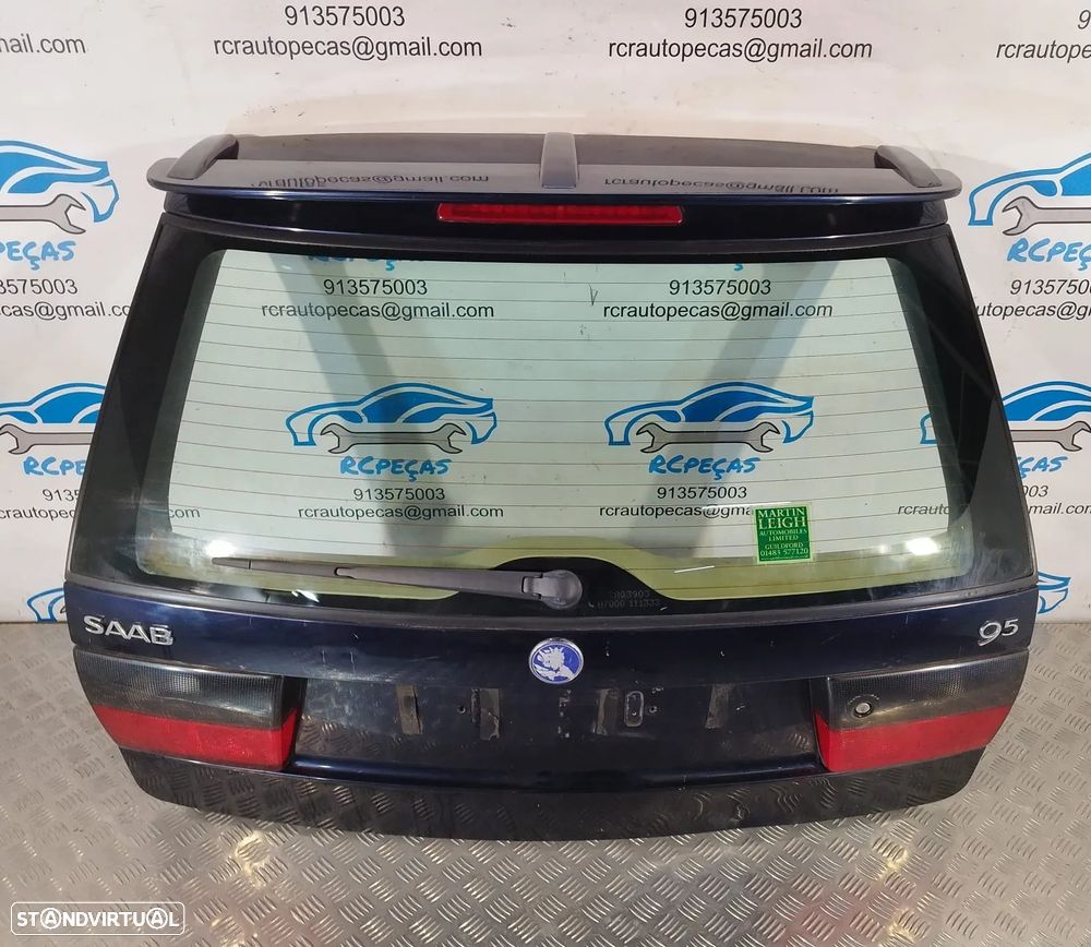 PORTA TAMPA MALA SAAB 9-5 BREAK FARÓIS FAROLINS 3°STOP FECHO PUXADOR SPOILER AILERON 5185939 - 6