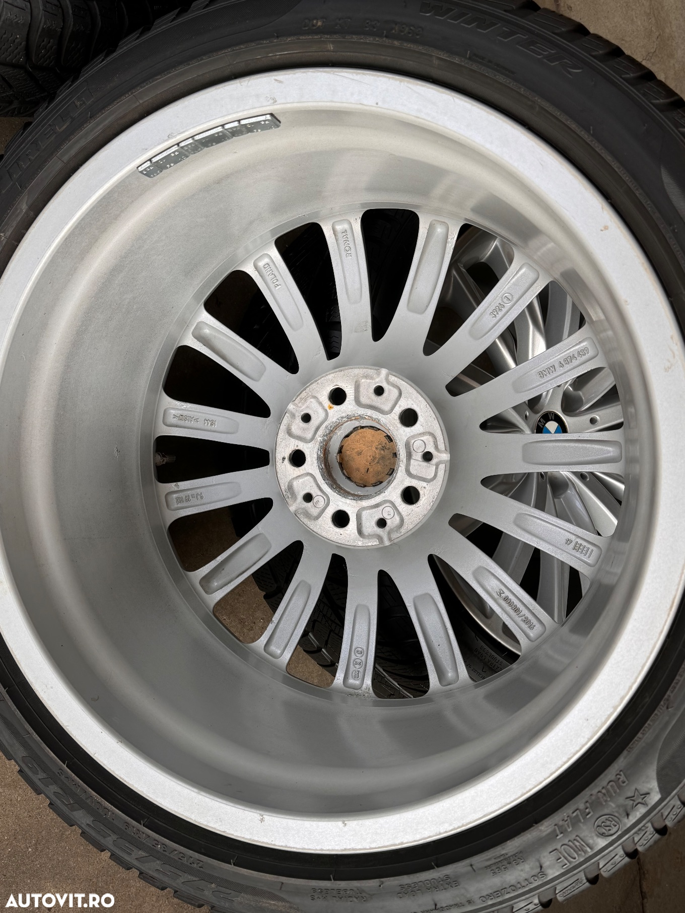 Vând jante originale BMW 5 G30-31 pe 19” cu anvelope de iarnă - 12