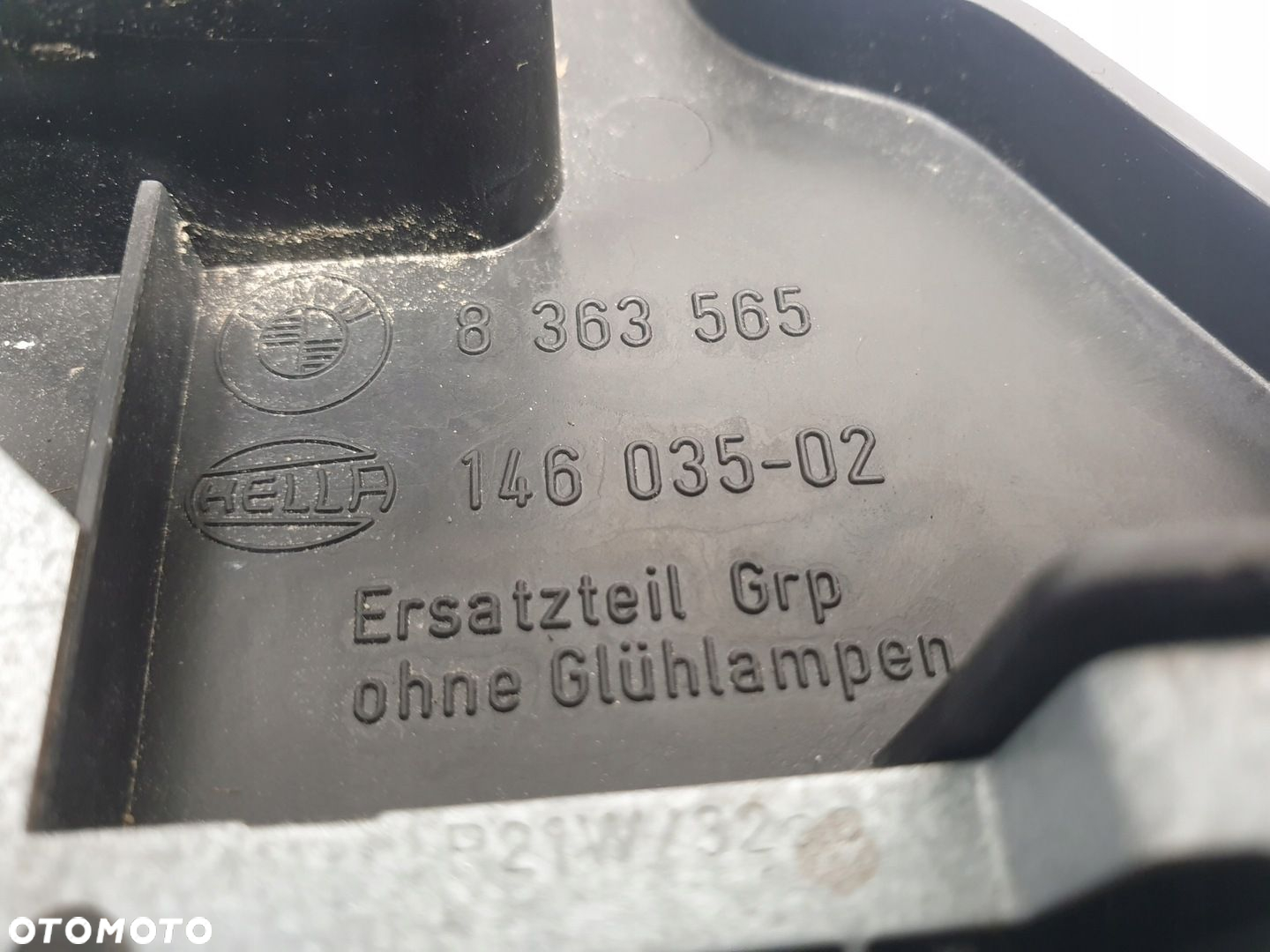 BMW E39 sedan WKŁAD TYLNEJ LAMPY Lewy tył kierowcy 8363565 - 5