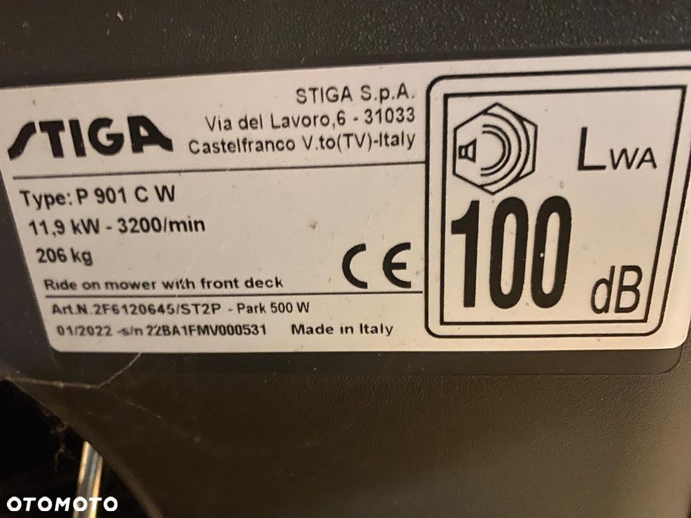 Inny STIGA PARK 500 W - 8