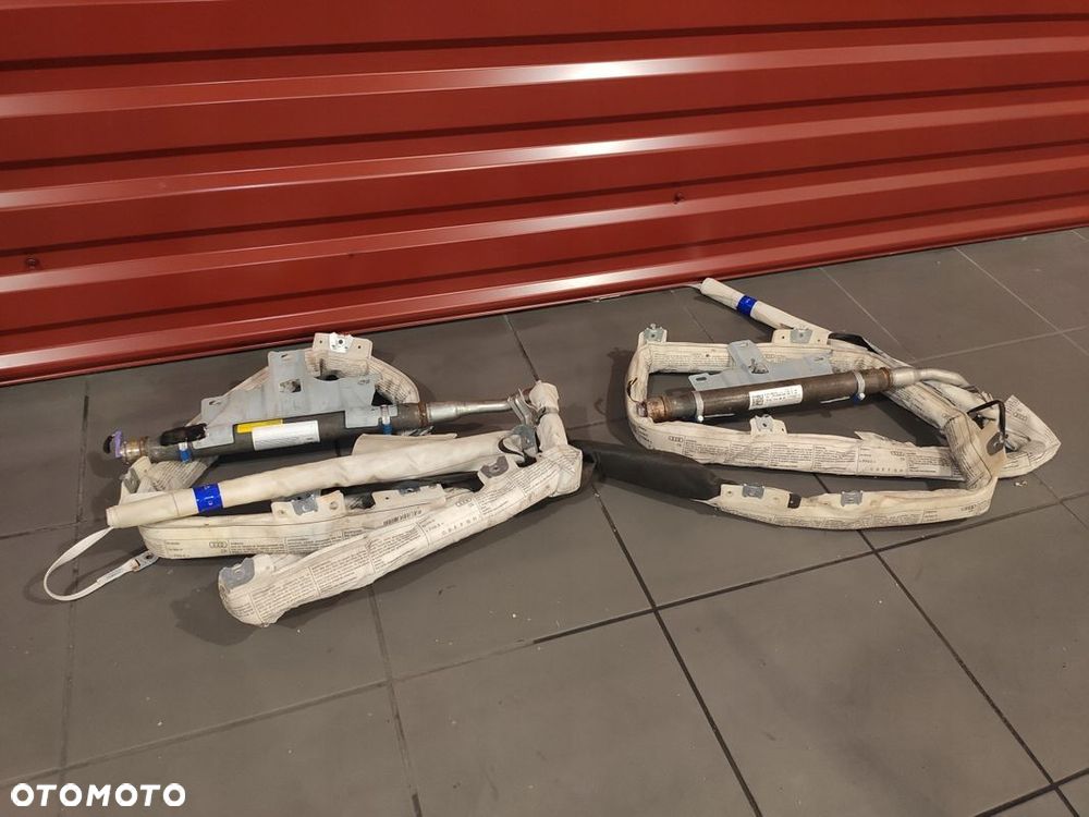 AUDI Q7 4L LIFT KURTYNA LEWA PRAWA POWIETRZNA AIRBAG SPRAWNA ORYGINAŁ - 1