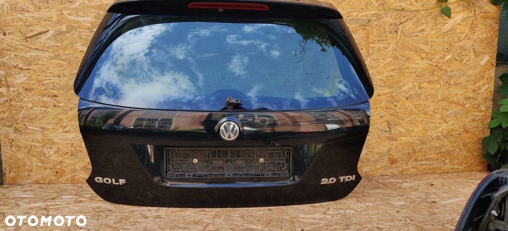Volkswagen Golf VI MK6 mk5 KOMBI Klapa tylna / bagażnika TYŁ CZARNA - 1