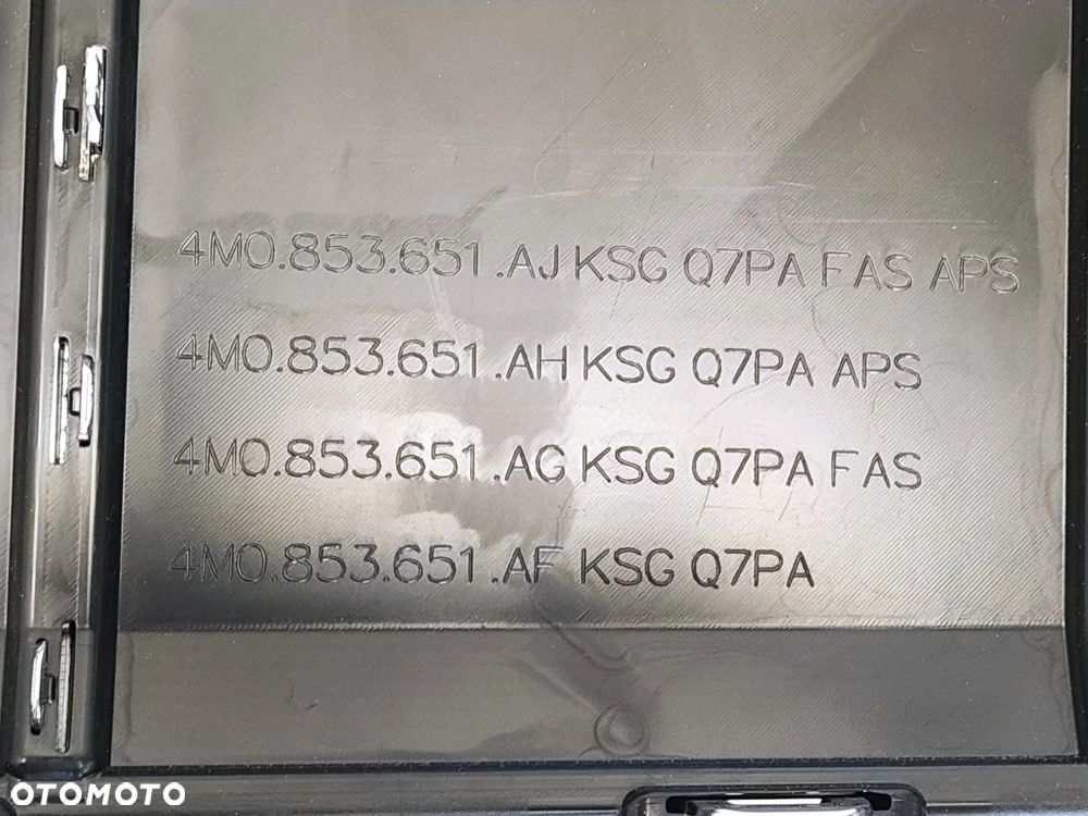 AUDI Q7 4M0 LIFT GRILL ATRAPA CHŁODNICY QUATTRO RADAR KAMERA ORYGINAŁ - 16