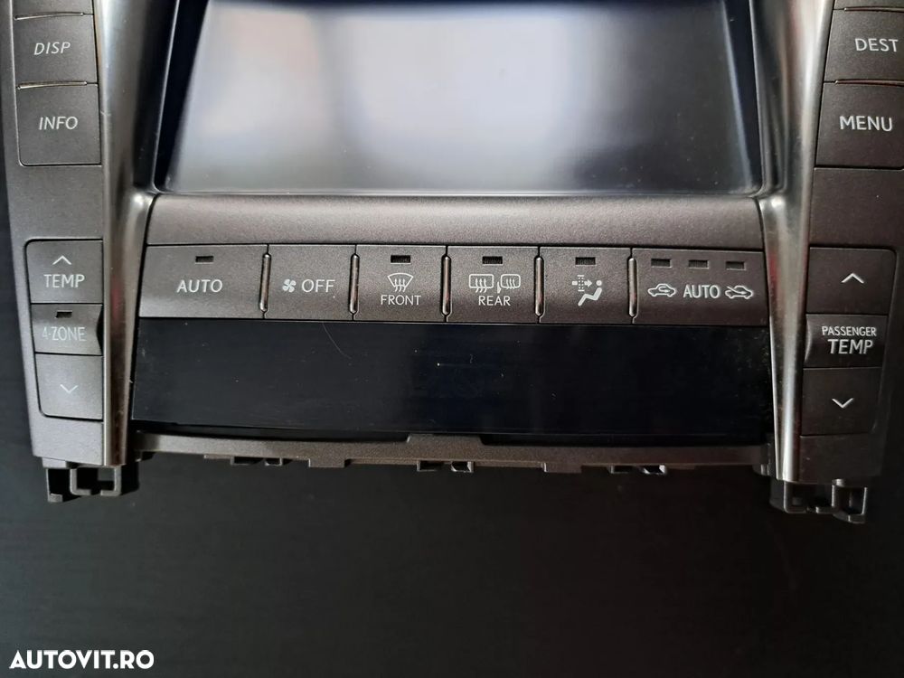Navigatie Ecran LCD Display cu Touch si Panou Climatronic Original Lexus LS 460 / LS 600h - Cod OEM 86110-50200 (2007, 2008, 2009) - 2