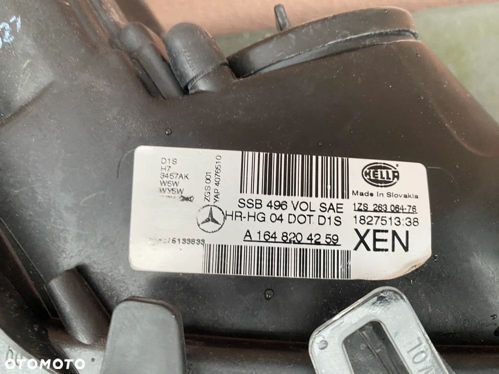 lampa mercedes ml w164 lift bi xenon skrętny AMG eu prawa cała - 5