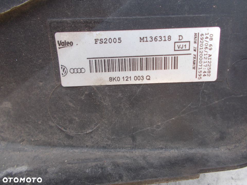 AUDI A4 A5 8T Q5 9R OBUDOWA WENTYLATORA 8K0121003Q - 2