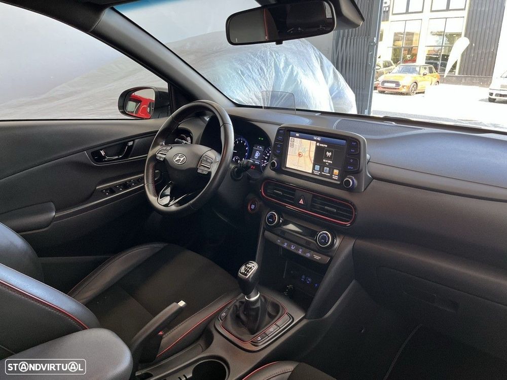 Hyundai Kauai 1.0 T-GDi Premium Pele/Tec.Vermelho — fotografia 16