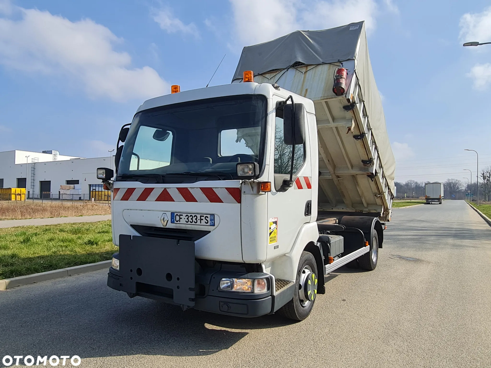 Renault Midlum Wywrotka 3 str Czołownica Specjalny Tylko 116 tys km Plandeka - 8