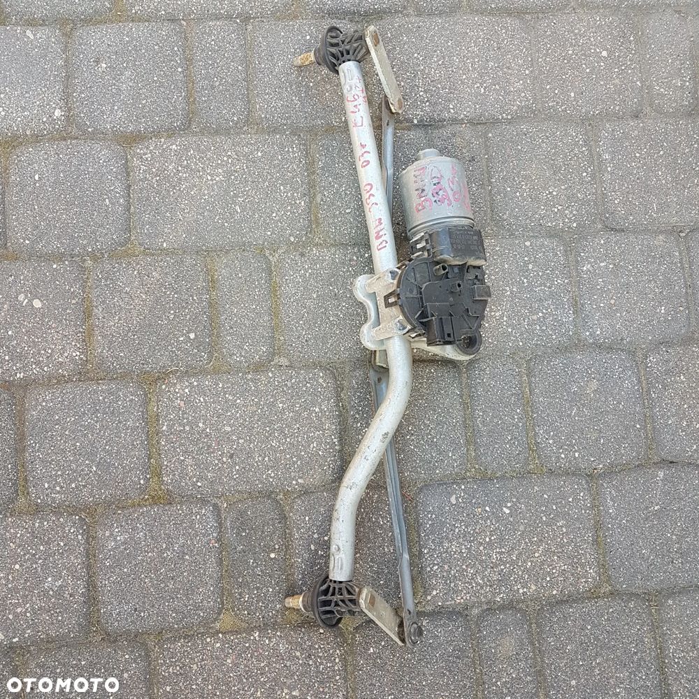 mechanizm ramiona cięgna cięgno trzpień frez wycieraczek silniczek  BMW 3 E90 E91 E92 E93 e46 e46 lift ORYGINAL JAK NOWY nie wypracowane - 18