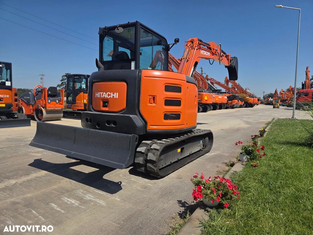 Hitachi ZX65-6, 2021, 2.005h, CUPLA RAPIDA+3 CUPE+PICON, senile cauciuc NOI, latime 2m, ad sapare 4,5m, Masa operatinala 6,5tone, inst picon, inst rotire, LAMA nivelare, aer cond, ridica 4tone,posibil leasing 4 ani, STARE FOARTE BUNA, PROMOTIE 51.900 EUR+Tva - 9