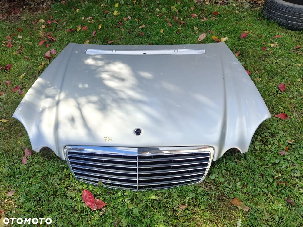 MERCEDES W211 MASKA POKRYWA SILNIKA 744 ALUMINIOWA - 2