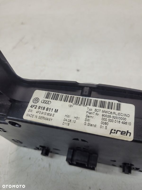 PANEL STEROWANIA MMI RADIEM AUDI A6 C6 LIFT 4F2919611M UK - 6