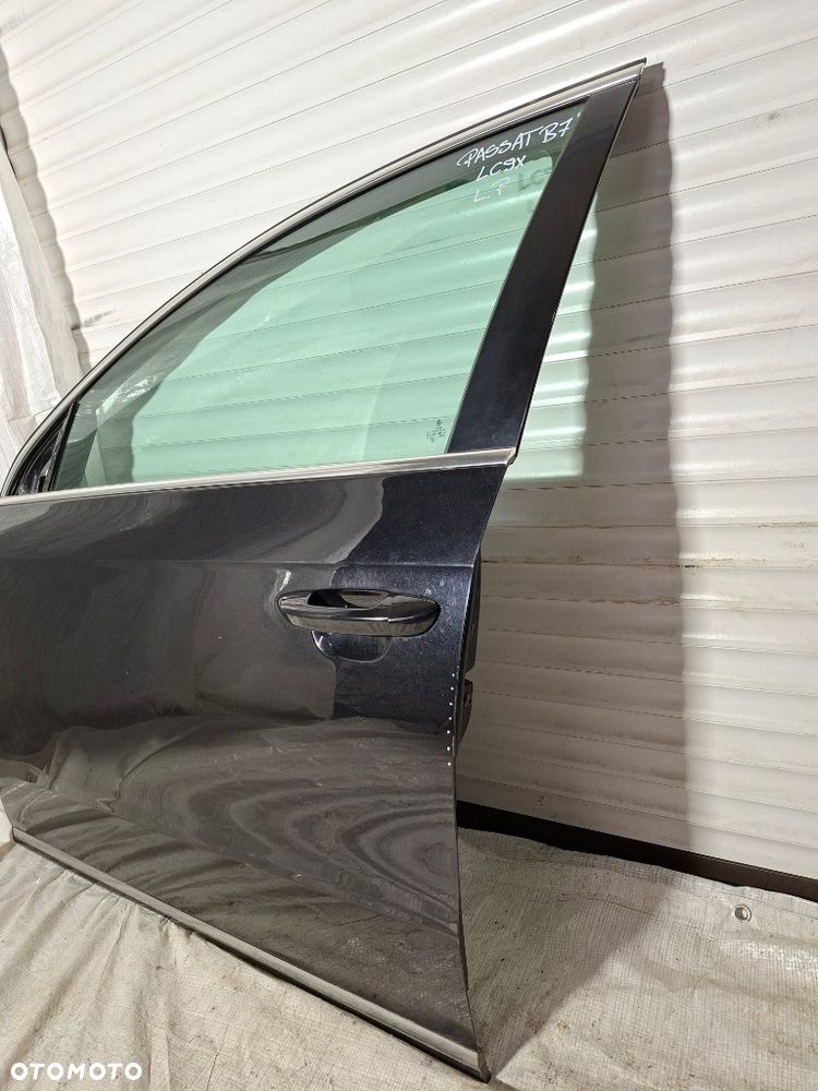 VW PASSAT B7 3AA kombi drzwi lewe przód tył przednie tylnie czarny LC9X - 8