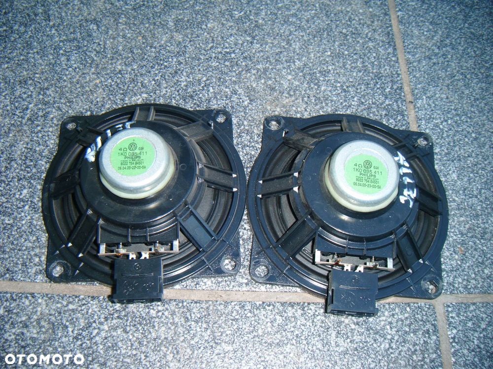 vw jetta III 07r  głośniki w drzwi przód komplet 1k0035411 - 2