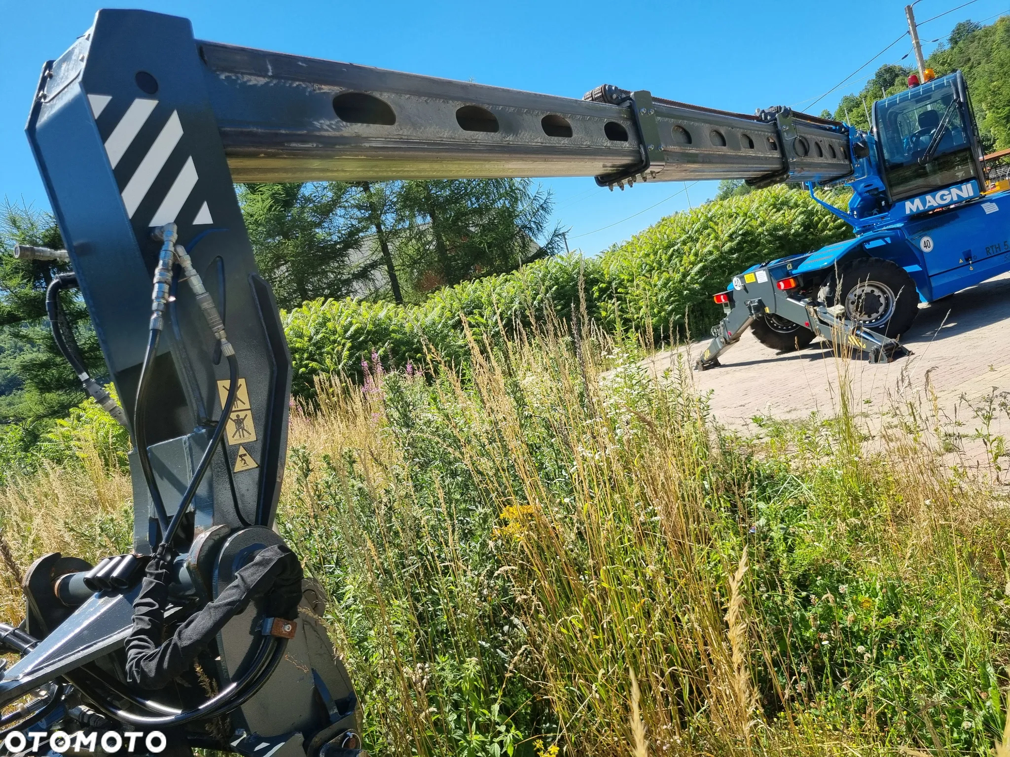 Magni RTH 5.21 Ładowarka teleskopowa 21 metrów  Kosz (Pilot 2 funkcje) Wciągarka Łyżka Widły Jak Nowa 2018r 2287mtg DEUTZ silnik z Norwegii KLIMA - 17